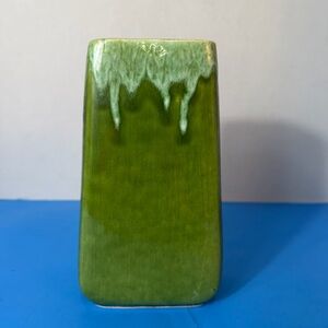 Green Drip Glaze Ceramic Vase